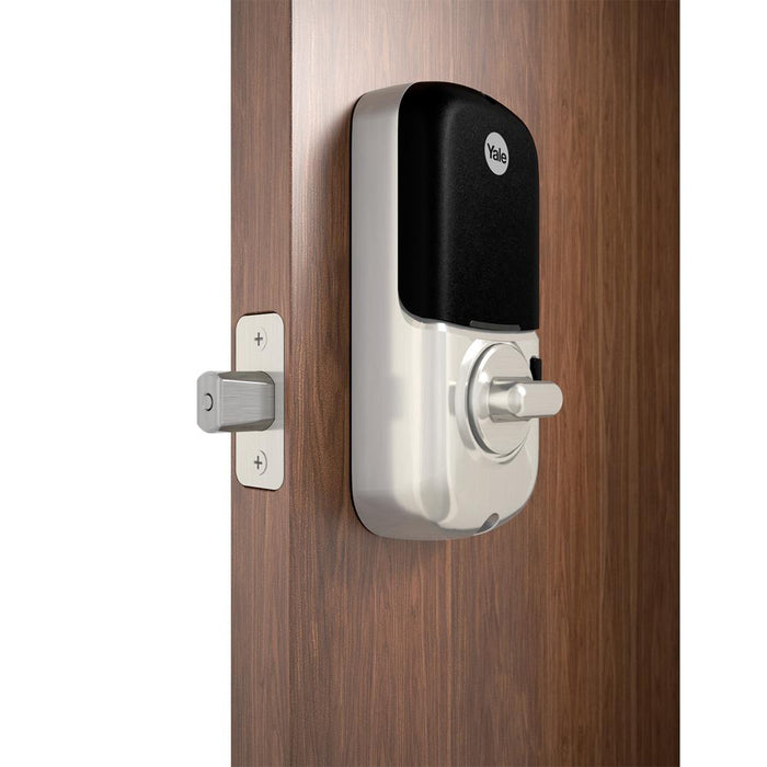 Yale Locks Assure Lock SL w/Z-Wave in Satin Nickel (YRD256) Smart Front Door Kit