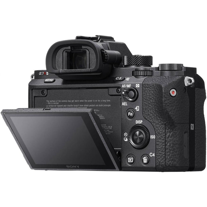 Sony a7R II Interchangeable Lens 42.4MP Camera Body + Gimbal Stabilizer Bundle