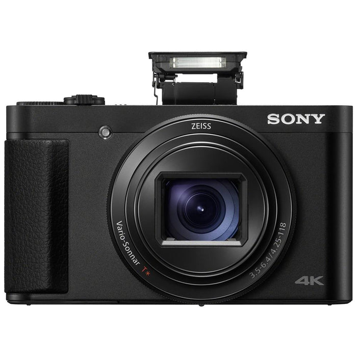 Sony Cyber-Shot DSC-HX99 High Zoom 4K Camera +32GB Dual Battery Accessory Bundle