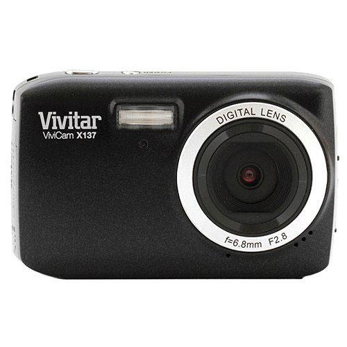 Vivitar VX137-BLK 12.1MP Digital Touch Screen Camera with 1.8-Inch LCD Screen