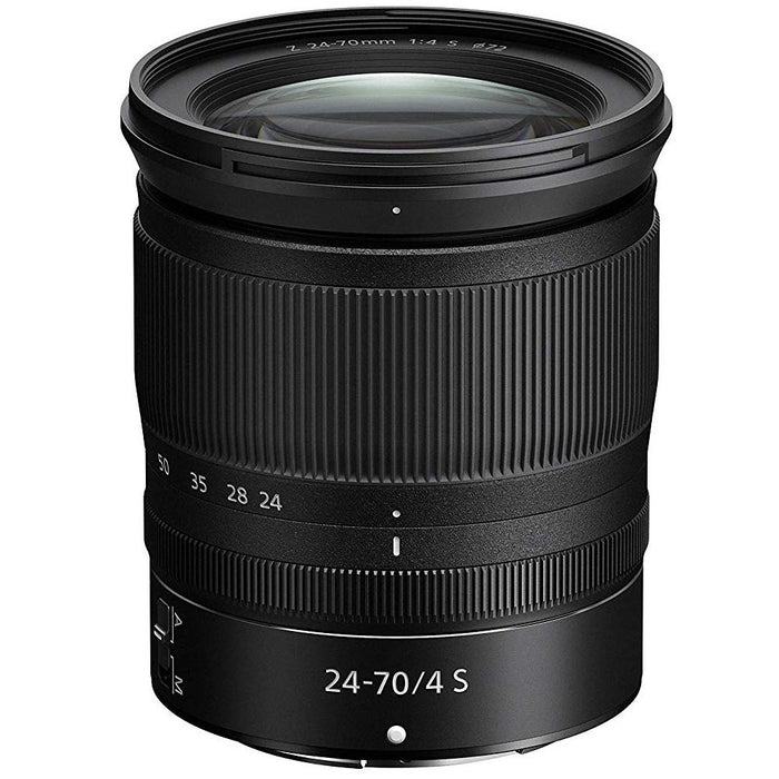 Nikon Z7 FX Mirrorless 4K Camera + 24-70mm Lens + DJI Ronin-S Gimbal Essentials Kit
