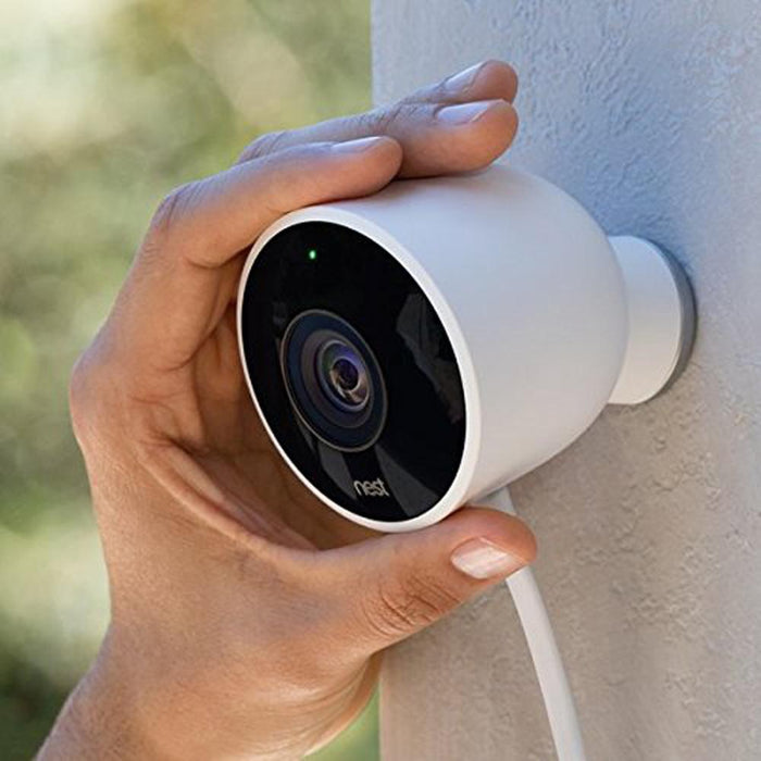 Google Nest Cam Indoor Security Camera w/ Nest Outdoor Security Camera Bundle