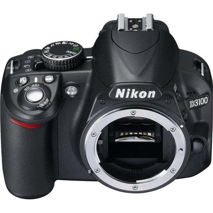 Nikon D3100 14.2MP 1080p Digital SLR Camera Body (Black)(Certified Refurbished)