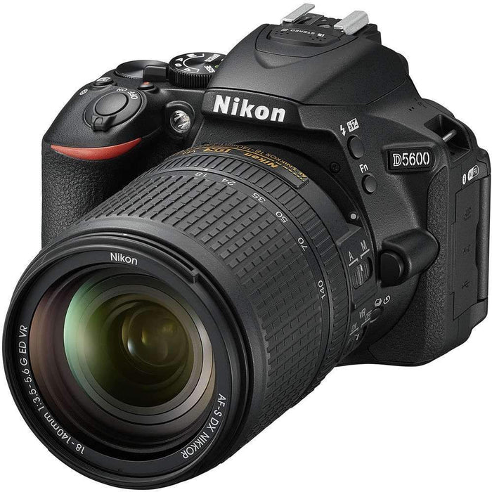 Nikon D5600 24.2MP DX-Format DSLR Camera w/AF-S 18-140mm Lens (Certified Refurbished)
