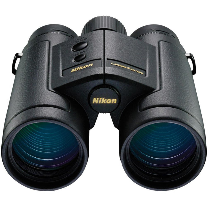 Nikon LaserForce 10x42 Rangefinder Binoculars + Aluminum Travel Tripod Bundle