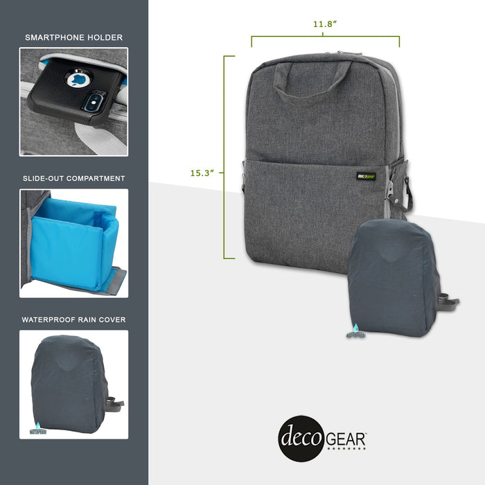 General Brand Large Camera Backpack, 32GB Memory, 3pc Filter Kit, Drone Landing Pad & VR Vue
