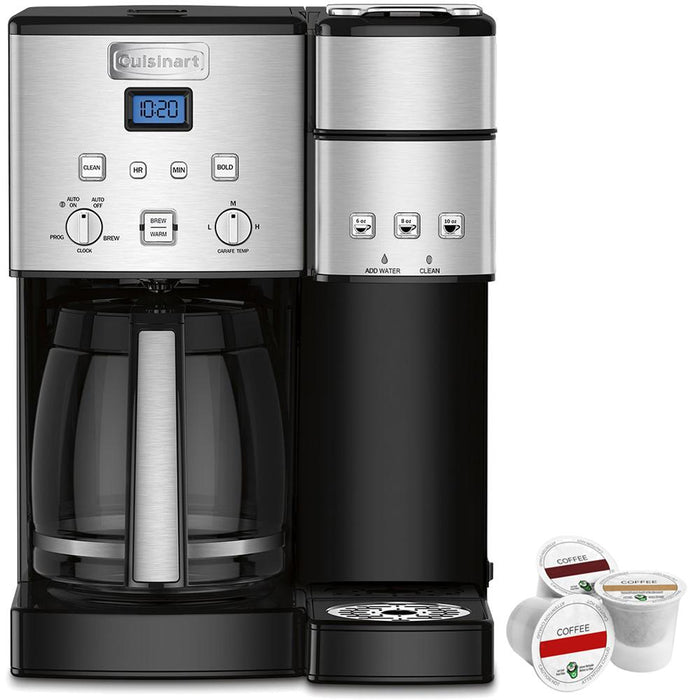 Cuisinart SS-15 12-Cup Coffee Maker and Single-Serve Brewer Stainless —  Beach Camera