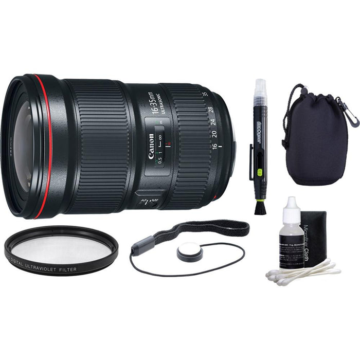 Canon EF 16-35mm f/2.8L III USM Ultra Wide Angle Zoom Lens & Accessories Bundle