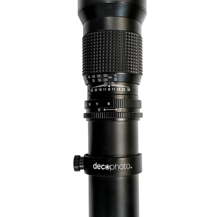 Deco Photo Universal 500mm Preset Telephoto Lens for T-Mount