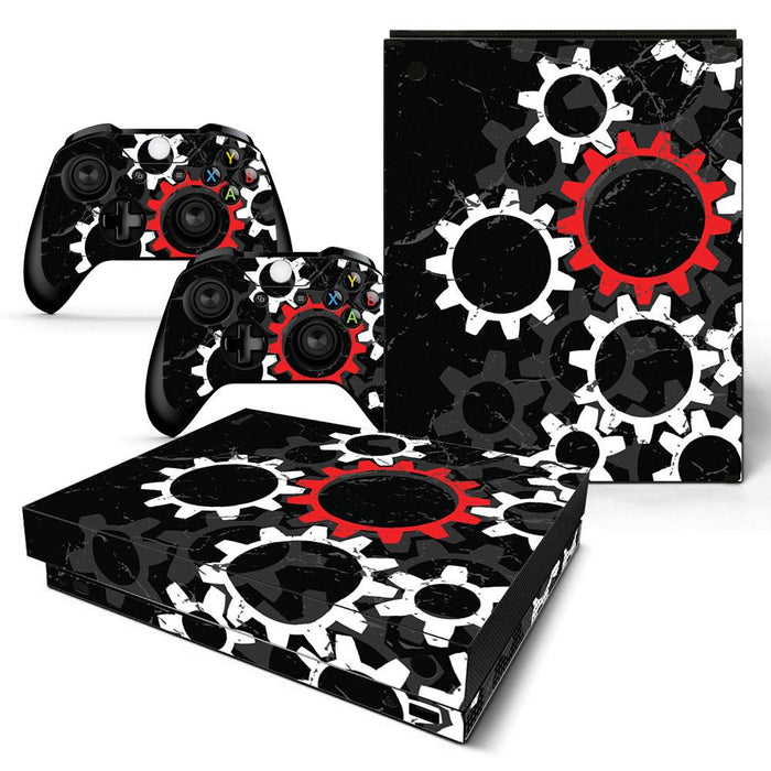 Deco Gear Vinyl Skin Sticker Cover Decal for Microsoft Xbox One X Console and Controllers