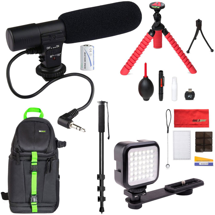 Deco Gear Mobile Pro Photographer Video Recording Bundle for DSLR & Mirrorless Cameras