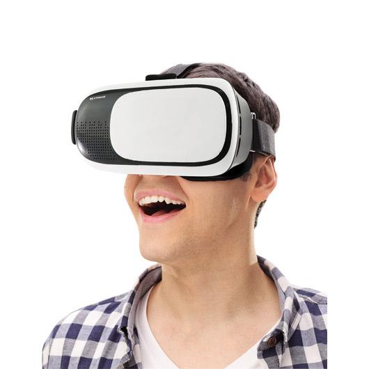 Deco Essentials VR Headset Goggles Viewer for 3.5" to 6" Android & iPhones with Audio Ports