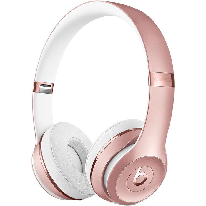 Beats Solo3 Wireless On-Ear Bluetooth Headphones with Microphone Rose Gold - MNET2LL/A
