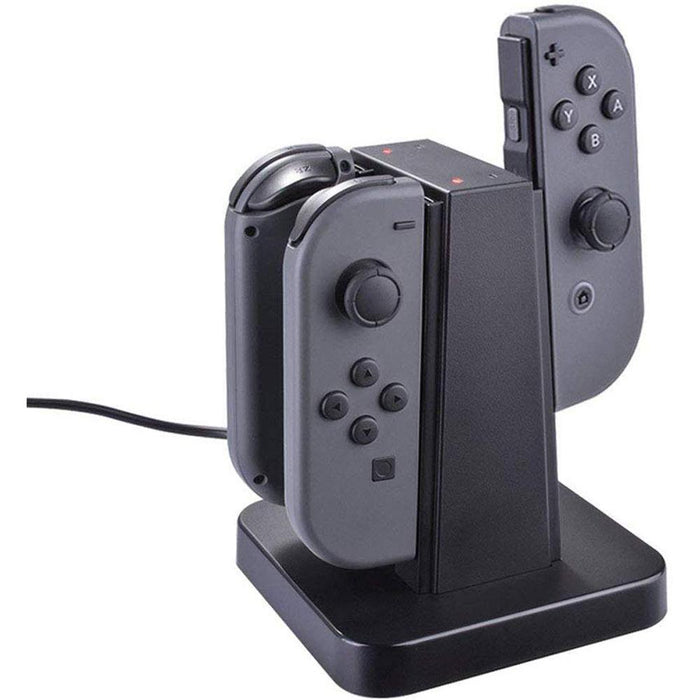 Nintendo Switch and Gray Joystick Controllers with Charging Dock - E1NTHACSKAAAA