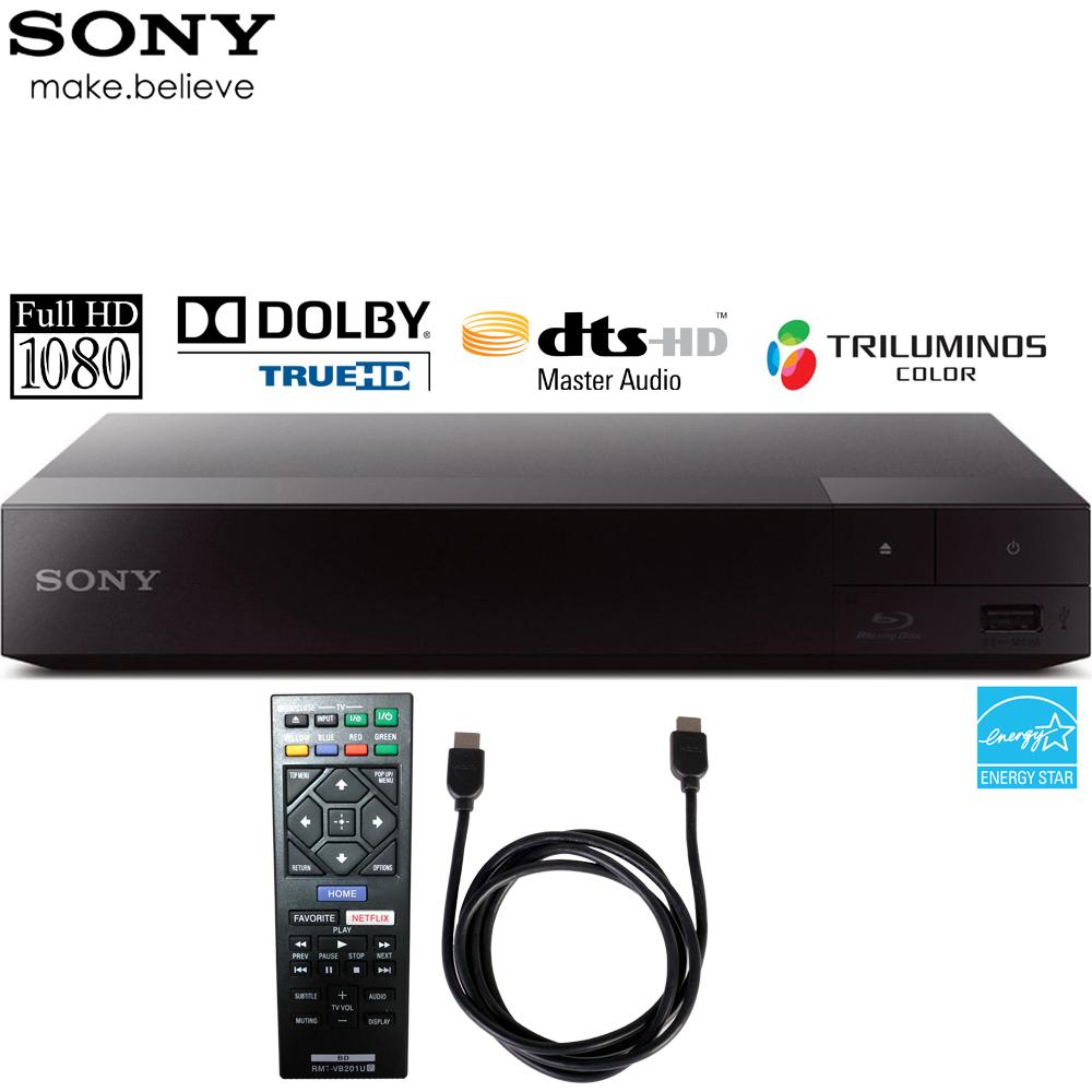 Camera Sony Player HDMI High Streaming 6ft Blu-ray Speed — Disc Beach BDP-S1700 with