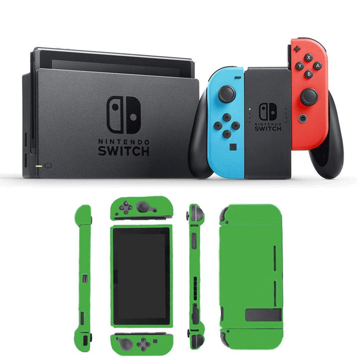 Nintendo Switch 32 GB Console with Neon Blue and Red Joy-Con Bundle w/ Lime Skin