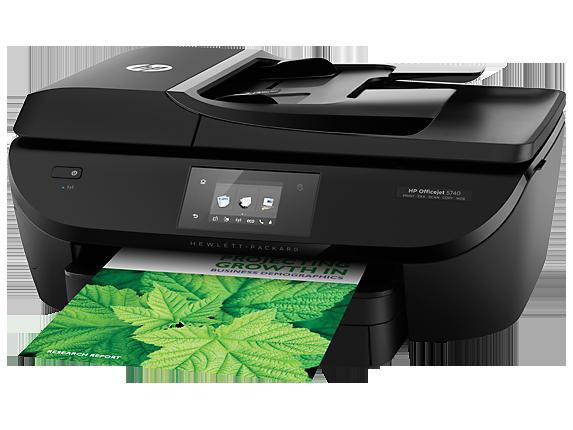 Hewlett Packard Officejet 5740 e-All-in-One Printer - Refurbished