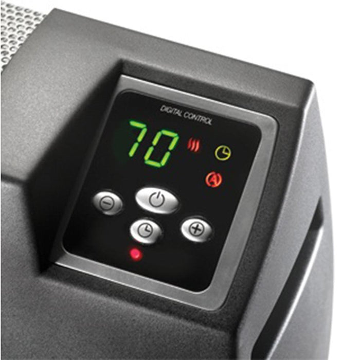 Lasko Digital Low-Profile Heater in Black 5624 Pack of 2