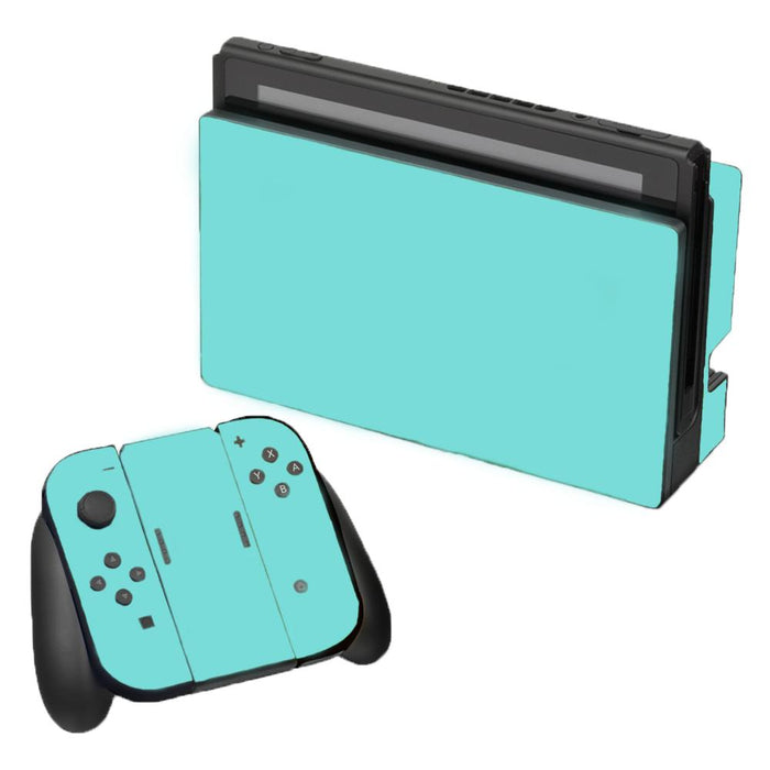 Nintendo Switch 32 GB Console with Gray Joy Con with Hard Shell Carrying Case & Blue Skin