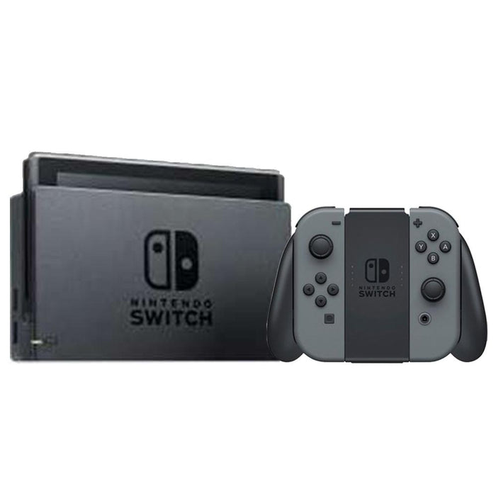 Nintendo Switch 32 GB Console with Gray Joy Con w/ Sky Skin Bundle