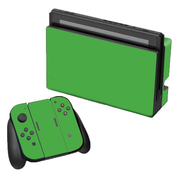 Nintendo Switch 32GB Console with Joy-Con (Blue&Red) with Charging Dock & Lime Green Skin