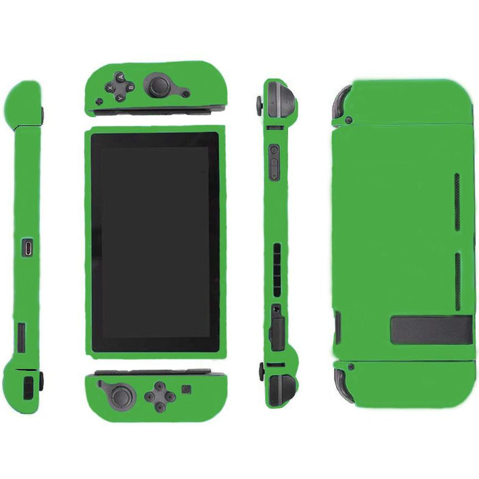 Nintendo Switch 32GB Gray Joy-Con & Deco Gear Protective Sleeve+Lime Skin Bundle