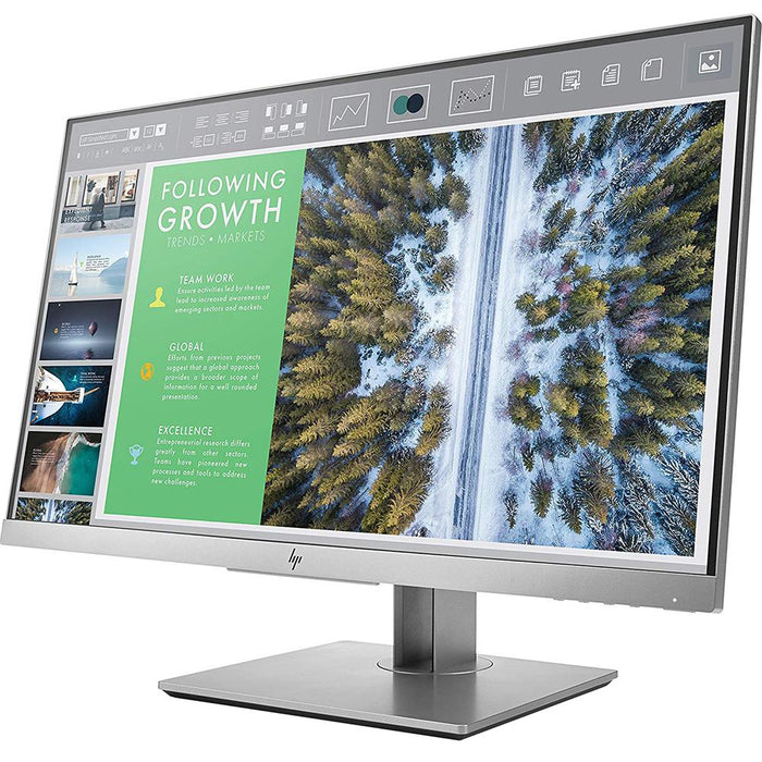Hewlett Packard EliteDisplay 23.8-Inch Screen LED-Lit Monitor Silver (1FH47A8#ABA) - Open Box