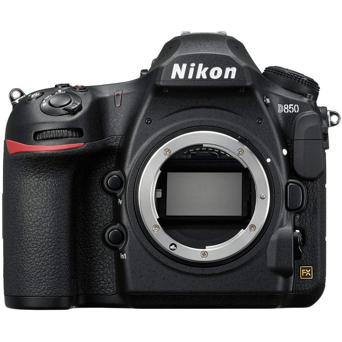 Nikon D850 Digital SLR 45.7MP 4K FX Camera Body w/ Deco Gear Backpack Editing Bundle
