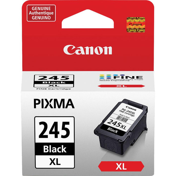 Canon PG-245XL Black Cartridge Fine Ink Cartridge with CL-246 COLOR Ink Cartridge