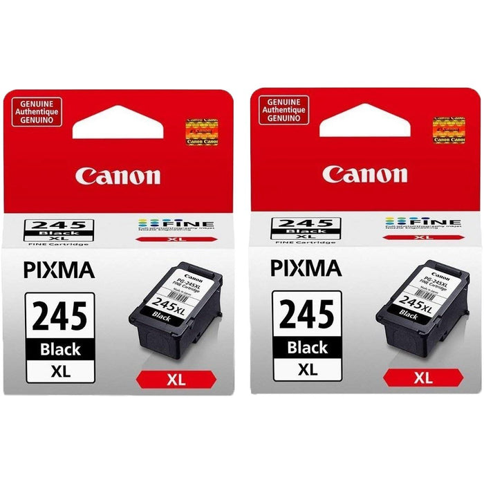 Canon PG-245XL Black Fine Ink Cartridge - 2 Pack