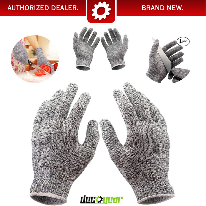 Deco Gear Food Grade Kitchen Safety Cut Resistant Stretch Fit Gloves —  Beach Camera