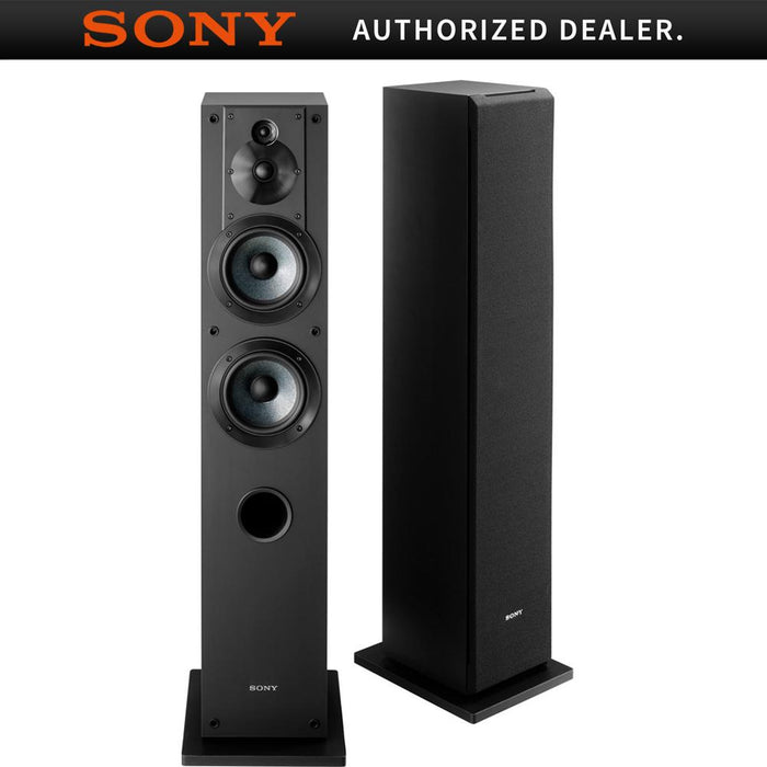 Sony SS-CS3 3-Way 4-Driver Bass Reflex Stereo Floor-Standing Speaker (Single Unit)