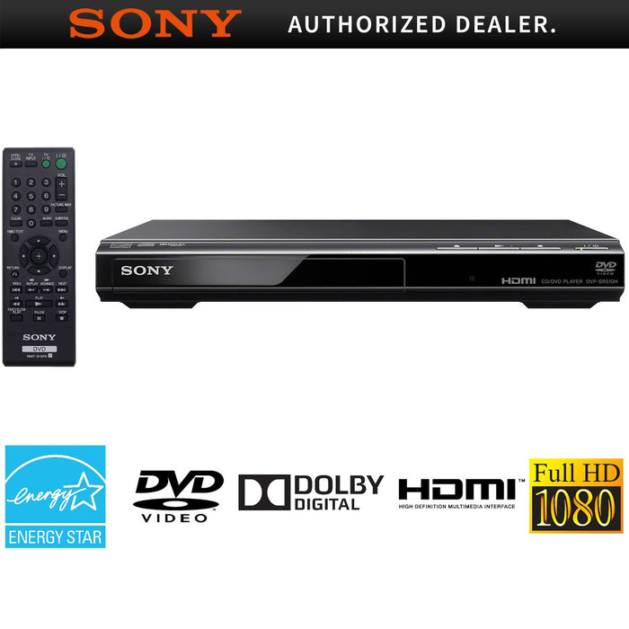 Sony DVPSR510H - DVD Player Ultra Slim 1080p Upscaling