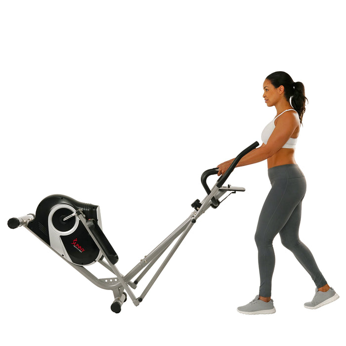 Sunny Health and Fitness Ozone Magnetic Elliptical with Tech Smart USA Fitness & Wellness Suite Bundle