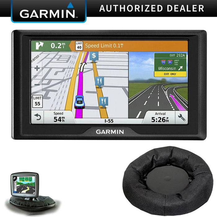 Garmin Drive 60LMT GPS Navigator (US Only) Dash Mount Bundle