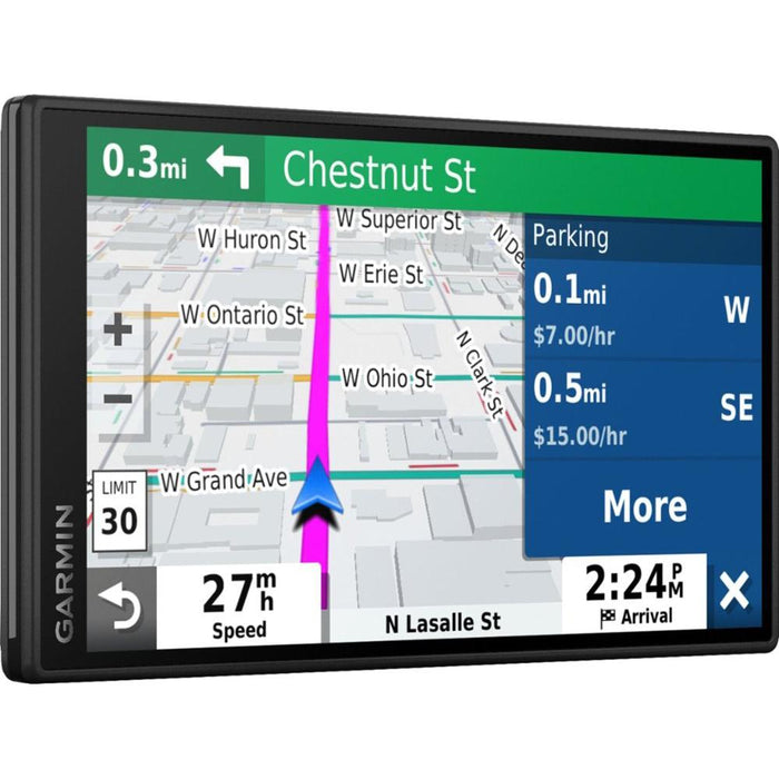 Garmin DriveSmart 55 & Traffic with Included Cable Weighted GPS Dash Mount + More