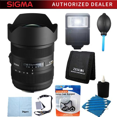 Sigma AF 12-24mm F4.5-5.6 II DG HSM F/NIKON DSLRs - Pro Lens Kit