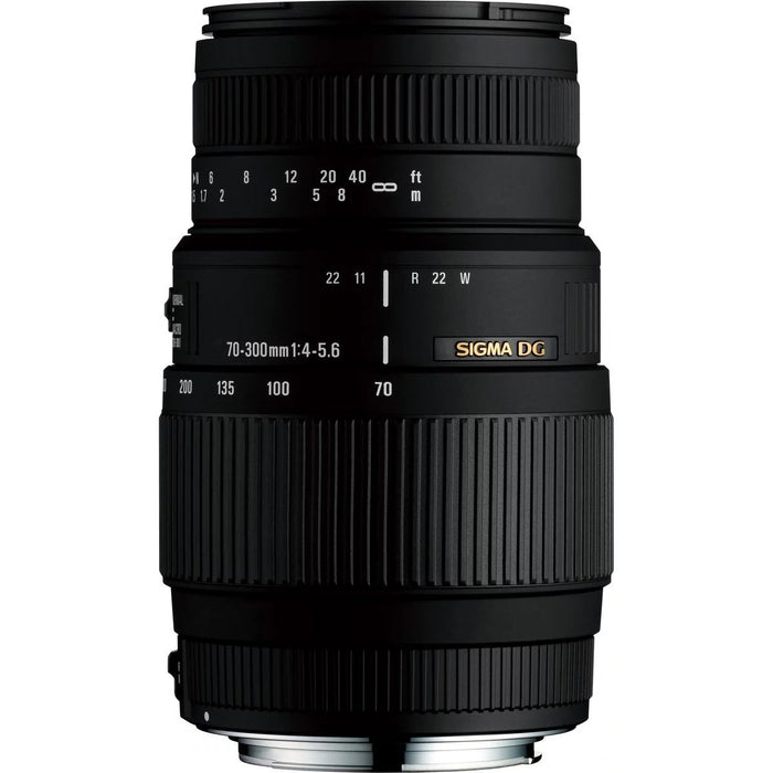 Canon T7i EOS Rebel DSLR Camera Video Creator Kit 18-55mm & Sigma 70-300mm Lens Bundle