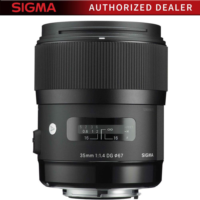 Sigma 35mm f/1.4 DG HSM Art Wide-angle Lens for Nikon DSLR Cameras