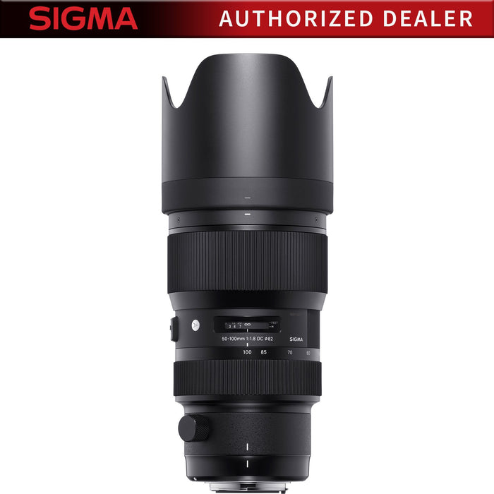 Sigma 50-100mm f/1.8 DC HSM ART Telephoto Zoom Lens for Canon EF Mount Cameras 693954
