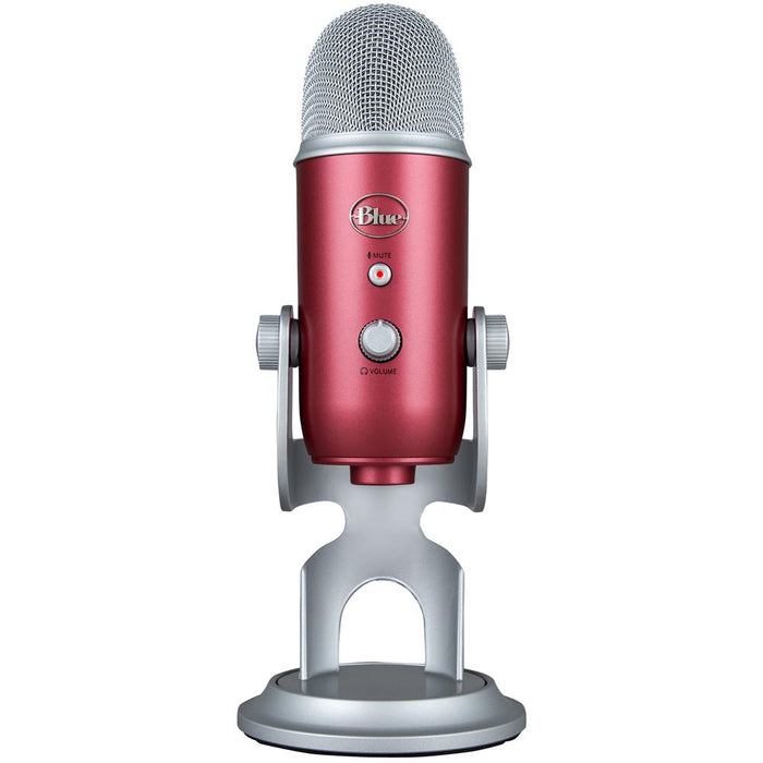 BLUE MICROPHONES Yeti USB Microphone Red + 1 Year Extended Warranty