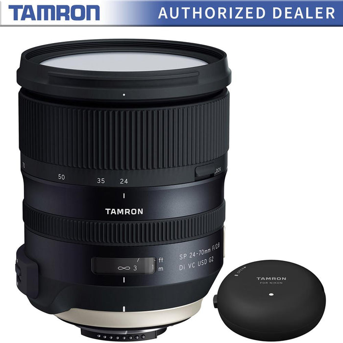 Tamron SP 24-70mm f/2.8 Di VC USD G2 Lens for Nikon Mount + TAP-In Console