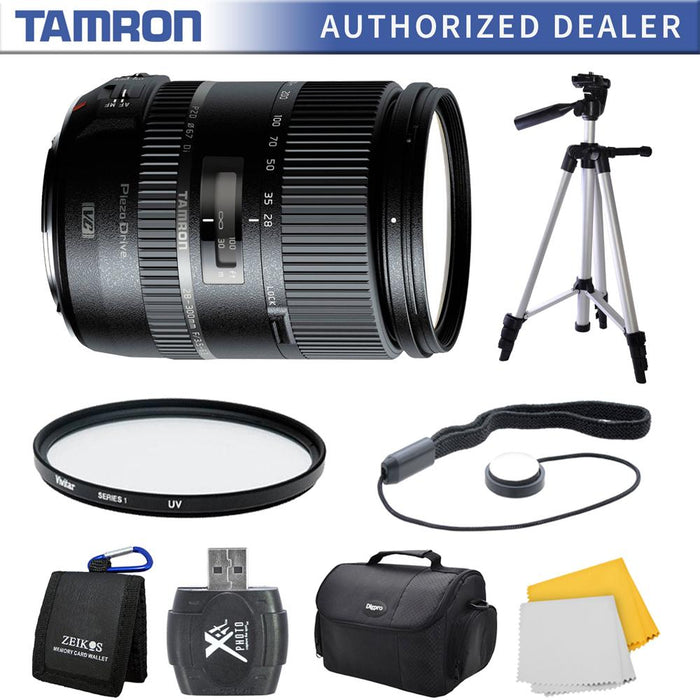 Tamron 28-300mm F/3.5-6.3 Di VC PZD Lens for Canon Bundle