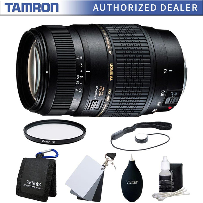 Tamron 70-300mm f/4-5.6 DI LD Macro Lens Kit f/ Nikon AF
