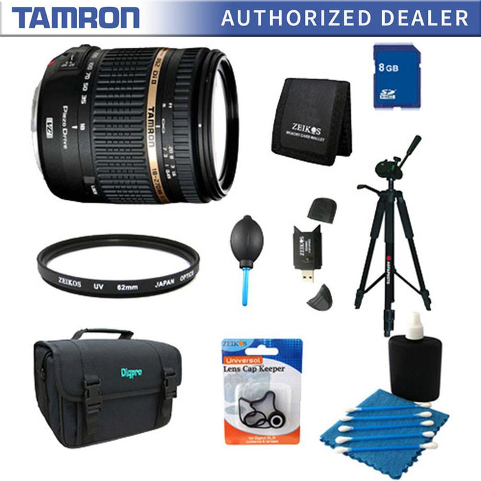 Tamron 18-270mm f/3.5-6.3 Di II VC PZD Aspherical Lens Pro Kit for Canon EOS