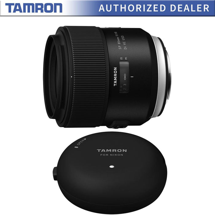 Tamron SP 85mm f1.8 Di VC USD Lens and TAP-In-Console for Sony Mount Cameras