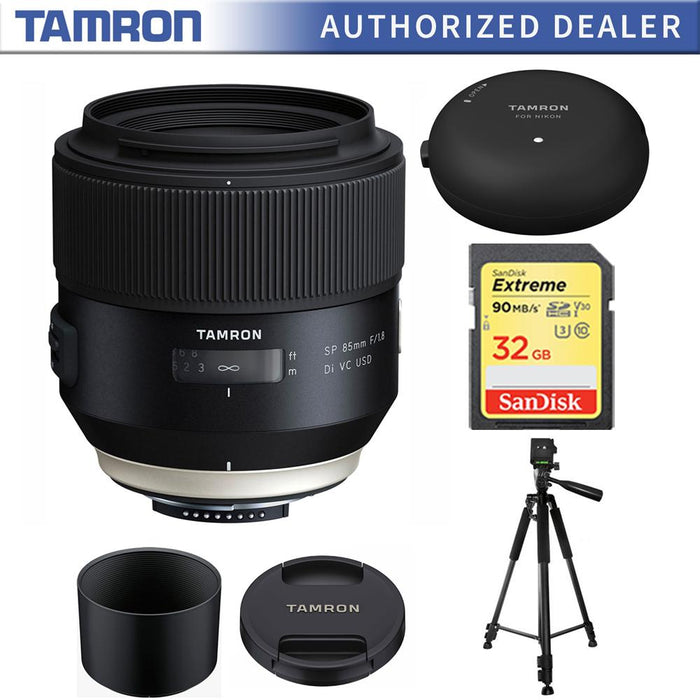 Tamron SP 85mm f1.8 Di VC USD Lens for Sony Sony Sony A-Mount w/Lens Mount Kit