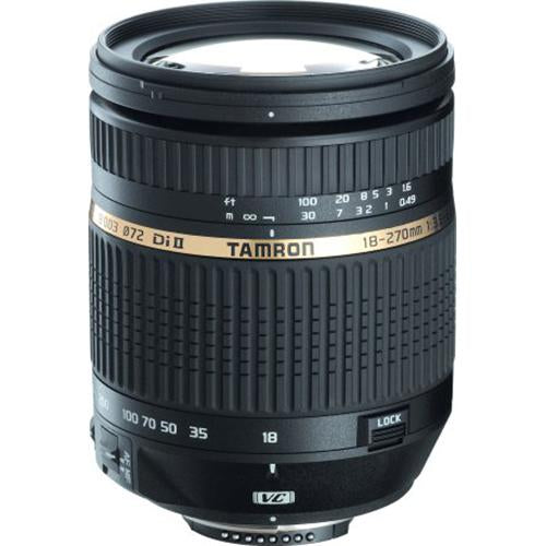 Tamron 18-270mm f/3.5-6.3 DI II VC  LD Aspherical Canon DSLR With 6-Year USA Warranty