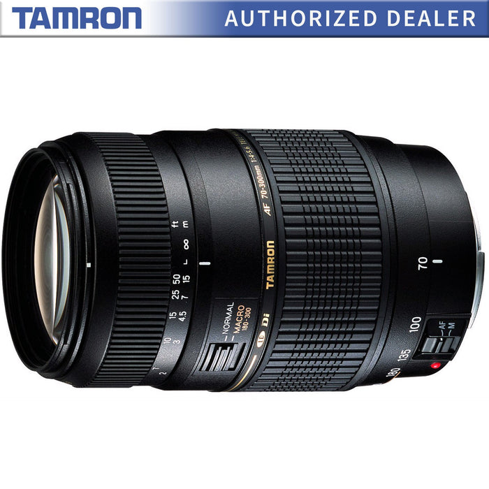 Tamron 70-300mm 1:2 F/4-5.6 DI LD Macro For Canon EOS, With 6-Year USA Warranty