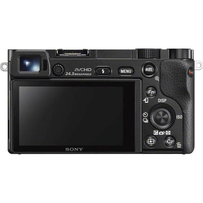Sony a6000 Mirrorless Digital Camera with 2 Lens Kit 16-50mm & 55-210mm Alpha Bundle